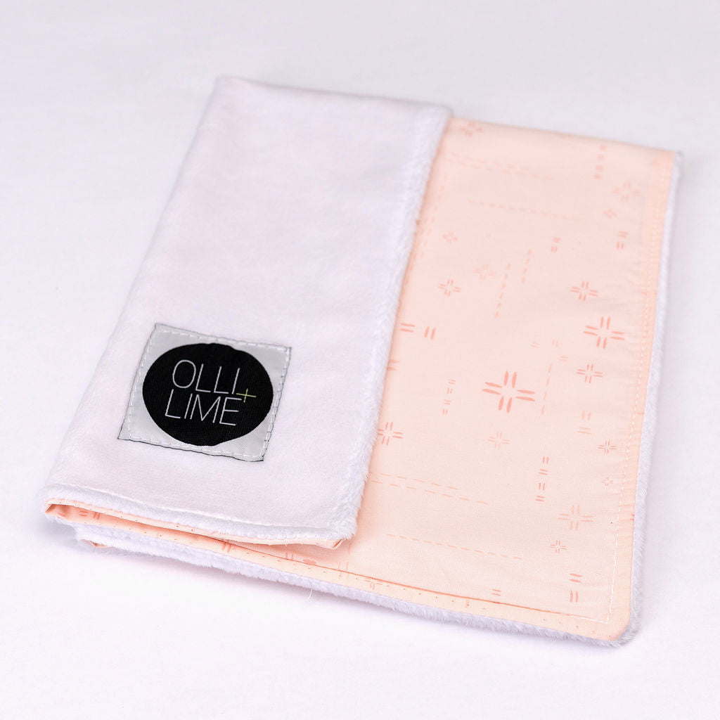 Sunday Stroll - Lovey Cuddle - Crossroads & Dashes in Pink - Olli+Lime